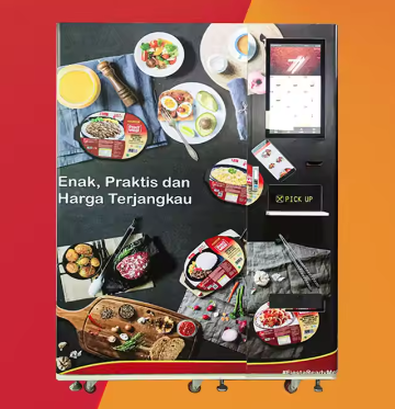 Customizable Color Snack And Drink Vending Machine Touch Screen Customizable Payment System