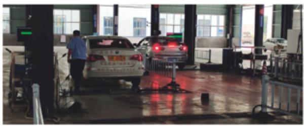 Quality CTVMS-3 Simple Vehicle Test Line  Transient Car Exhaust Gas Tester For Light Gasoline Vehicles for sale