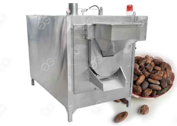 Quality Small Multi-Functional Nuts Roasting Machine / Industrial Cocoa Bean Roasting Machine for sale
