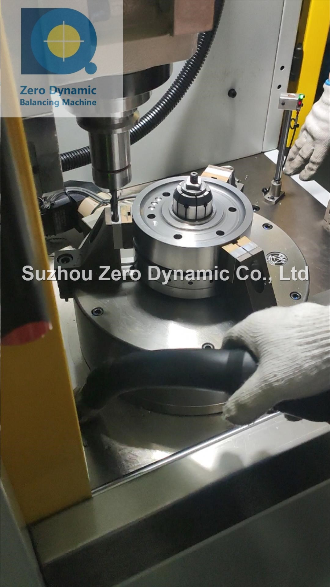 Automotive Output Gear Automatic Balancing Machine Vertical Single Plane Flange Pulley Drilling Correction Balancer