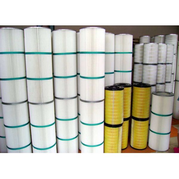 OEM Coal Ash Stone Powder Dust Collector Filter Cartridge 18 - 24m2 Filtration Area