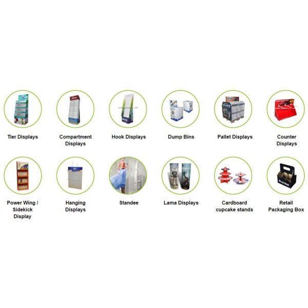 Advertising Cardboard Toy Display Stand With Four Shelves For Toys FL218