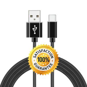China Android Cell Phone Micro USB Type C Cable / Tablet Data Cable Black Color on sale