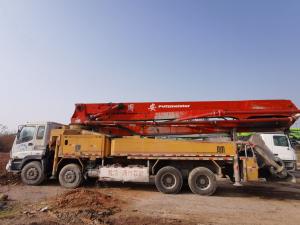 Orange Semi-Dry Shotcrete Type 42m Concrete Boom Beton Pumper Machine Used Concrete Pump