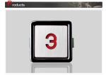 Elevator Digits Push Button Indicator with 45% ~ 90% Humidity , Size 32 x 32 mm