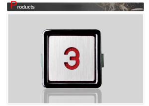 Wholesale Elevator Digits Push Button Indicator with 45% ~ 90% Humidity , Size 32 x 32 mm from china suppliers