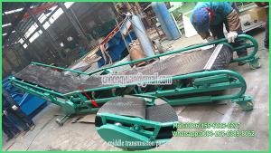 Wholesale 600mm belt width truck loading unloading rubber belt conveyors from china suppliers