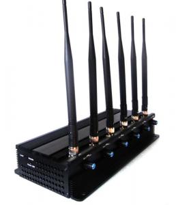 Wholesale 8 Channels Desktop Cellular Cell Phone Signal Jammer WiFi Blocker 3G & 4G Phone Signal Jammer from china suppliers