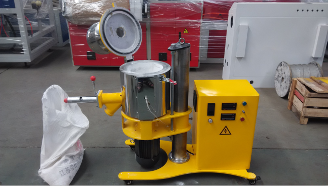 Plastic Granule Mixer High Speed , Plastic Raw Material Mixer Lift Type