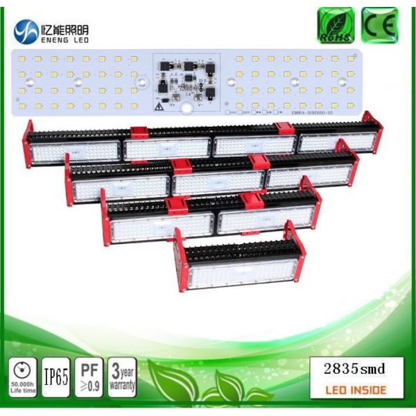 high quality Linear led high bay light 100W IP64 led warehouse light 120lm/w Fin cooling with smd 3030 AC200-240V 3years
