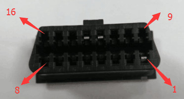 16 Pin J1962 OBD2 OBDII Female Connector for Volkswagen, Skoda and Audi Cars