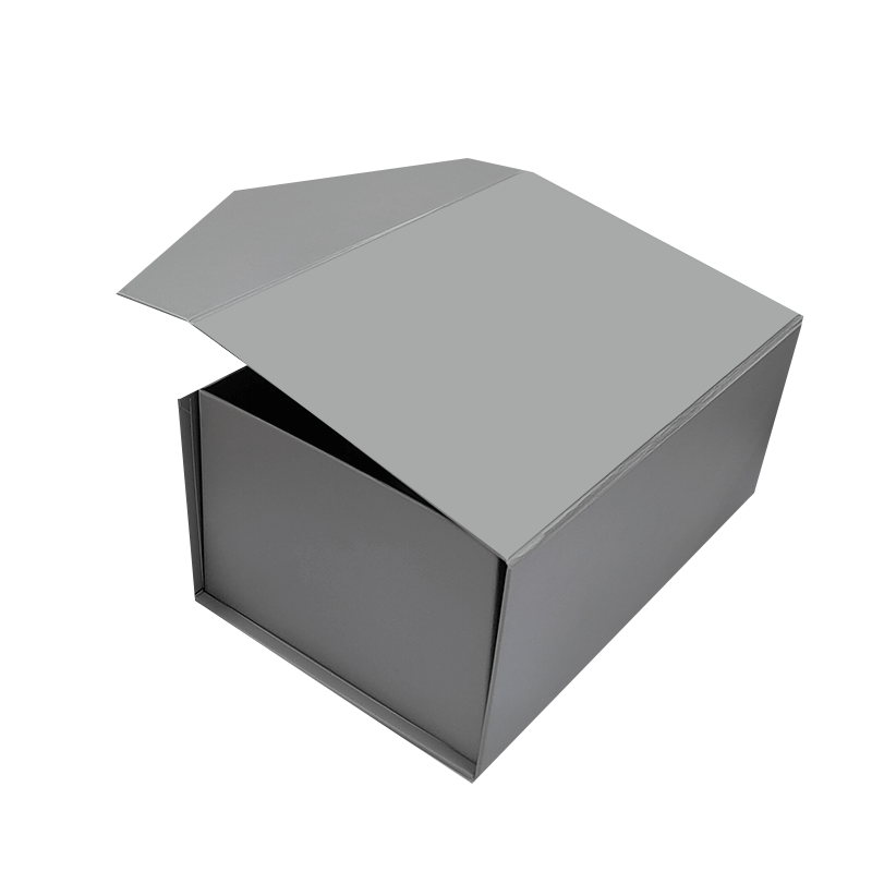 Custom Folding Magnetic Rigid Collapsible Box With Embossing Printing Handling