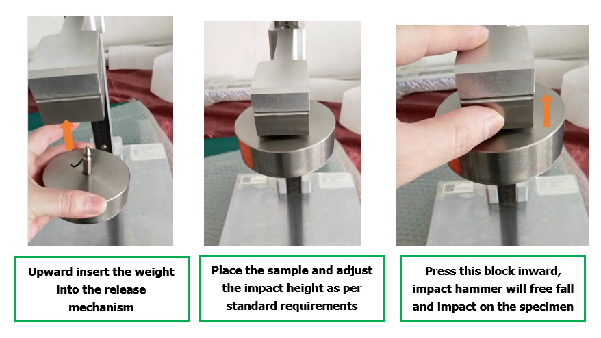 Impact Strength Test Apparatus With 500mm Drop Height 1KG EN 71-1-1998 Clause 8.7