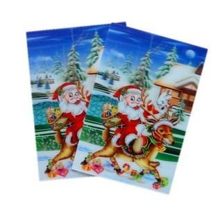 Quality PLASTIC LENTICULAR High quality plastic greeting card flip 3d lenticular printing with 3D images cover for sale