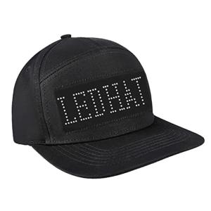 Bluetooth LED Message Cap Programmable White Light Adjustbale