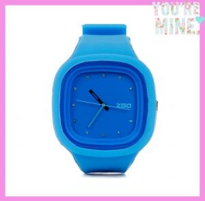 China Customized logo silicone jelly watches,geneva jelly watches removable face on sale