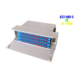 Wholesale Power Rack Fiber Patch Panel SC FC Cold Rolled Gray Color Easy To Maintenance from china suppliers