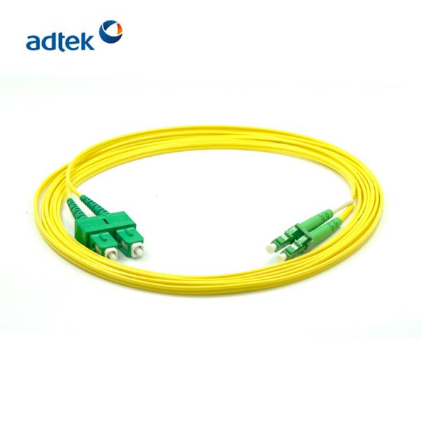 Quality Optical Fiber Patch Cord Duplex LC to SC Singlemode Customization Support for sale