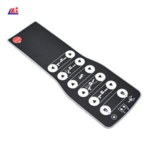 China Flat Buttons Custom Embossed Membrane Switch Keypad on sale