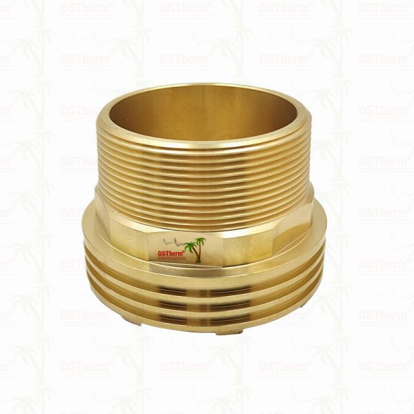 Brass Female & Male Threaded Inserts CW617N for Valves Higher Thermal Conductivity Corrosion Resistance