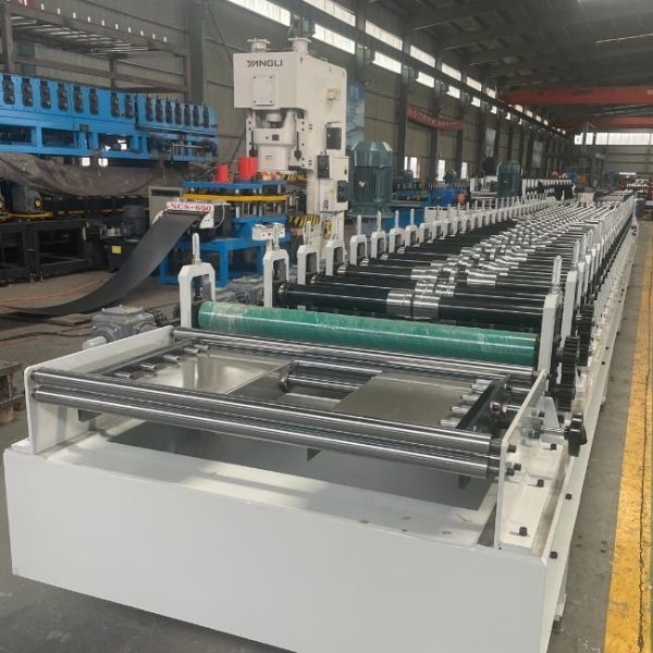 Customized Double Layer PLC Control Metal Sheet Roll Forming Machine For Large Scale Production