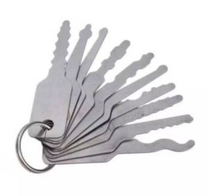 Wholesale Universal Trial Keys for locksmith custom lock pick set tool lock picking 10 Both sides from china suppliers