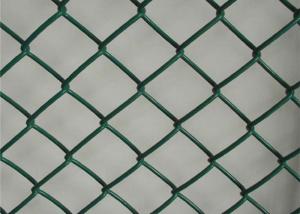 Wholesale Chain Link Wire Mesh Fence / Wire Mesh Chain Link Fence Aluminum Alloy Wire PVC Coated Square Holes from china suppliers