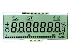 Wholesale Monochrome TN LCD Display 7 Segment 4 Digit Alphanumeric With Waterproof Connector 18 Pin from china suppliers
