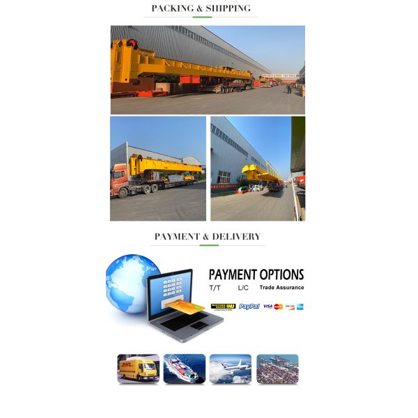 Q345 Steel Heavy Duty Double Girder Gantry Crane MG A Type 30 Ton