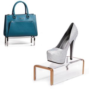 China Shoe Point Of Purchase Pop Display Retail Store Bag Rack And Shoe Rack on sale