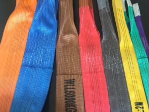 China Polyester flat webbing sling , According to EN11492-1 Standard,  CE,GS certificate Approved on sale