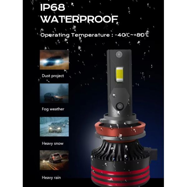 Long Service Life Led Head Light 3000LM 6000K