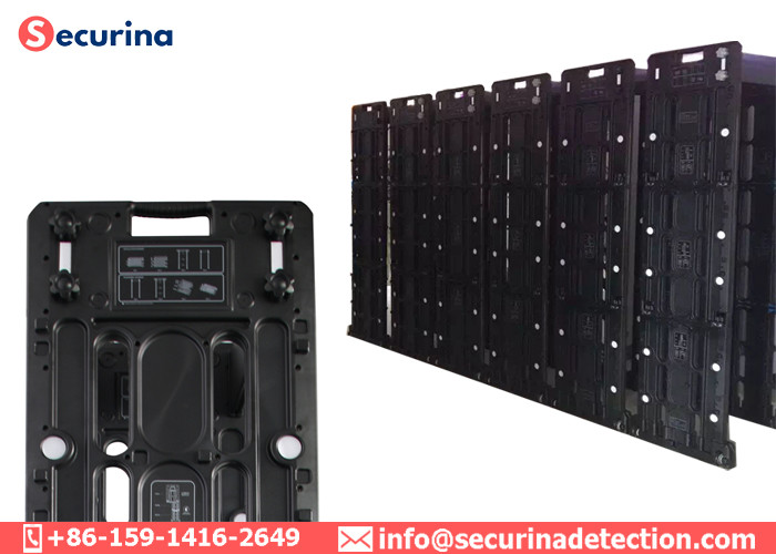Super Sensitivity Mobile Remote Walk Through Metal Detector Gate With Long Time Power Supply