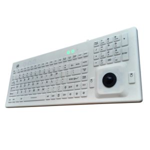 China 107keys IP68 Wet Proof Industrial Pc Keyboard With Trackball on sale