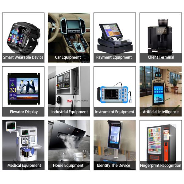 RGB 320x320 Small LCD Touch Screen 1.54 Inch With 4 Line 8 Bit SPI Interface