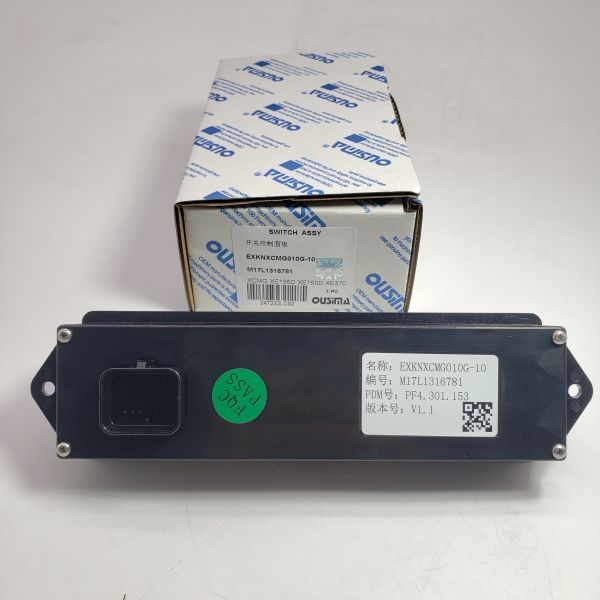 Switch Control Panel EXKNXCMG010G-10 M17L1316781 For XCMG XE135D XE150D