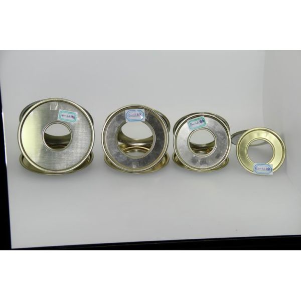 307# Food-grade Small Hole Coated Metal Bottom for Paper Tube