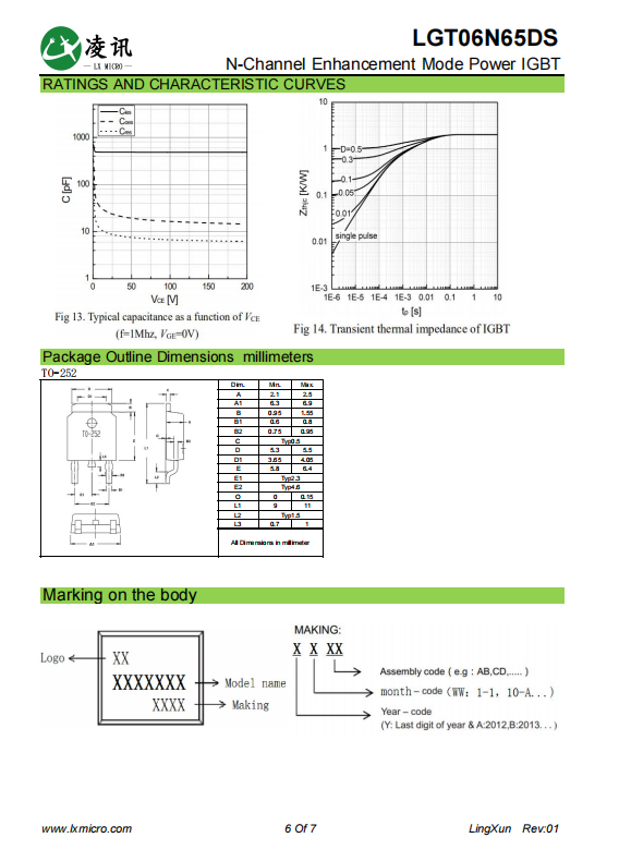 Enhancement Mode Power N Channel IGBT 6A 650V For Vacuum Cleaner