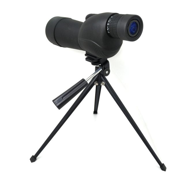 15-45x60 Straight Spotting Scope With Tripod Carry Bag For Target Shooting