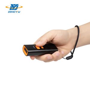 1D Wireless Portable Barcode Scanner Portable Mini Bar Code Reader With Charging