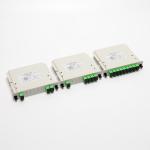Cassette Type LGX Box PLC Splitter Insertion 1x2 1x4 1x8 With SC APC Connector