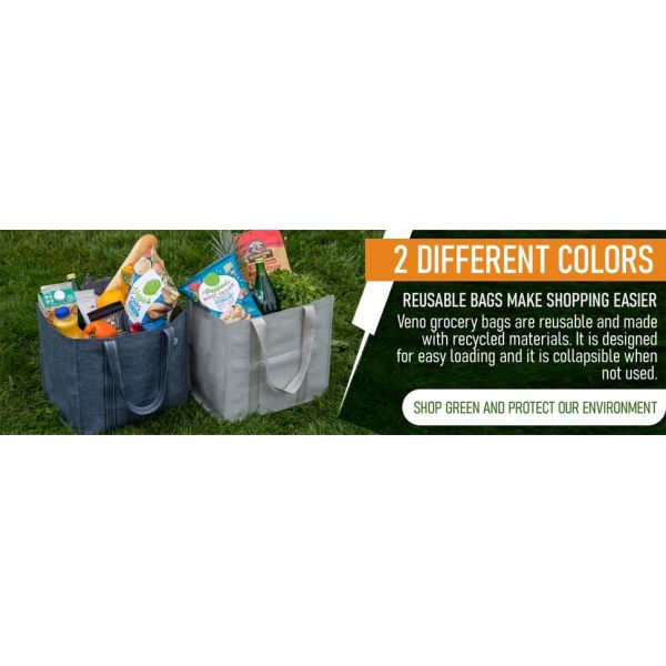 Heavy Duty Canvas Shopping Bag With Pockets Zip Codycross Grocery Eco Friendly