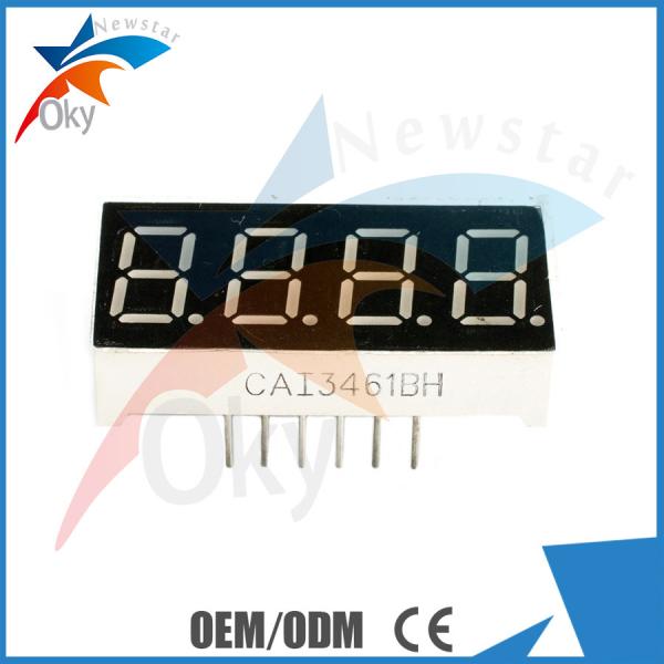 Quality 4-Digit 0.56" 7-Segment Color Electronic Components Red LED Display Common Anode Module for sale