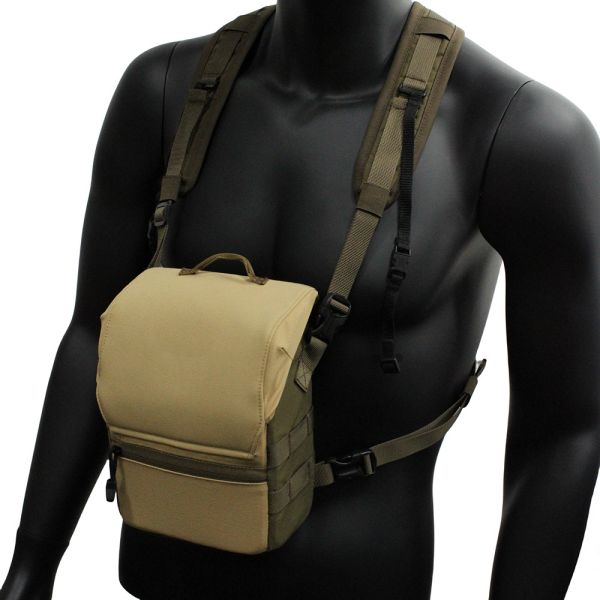 Outdoor Durable Bino Harness Outdoor Portable Water Repellent Hunting Binocular Harness Pack