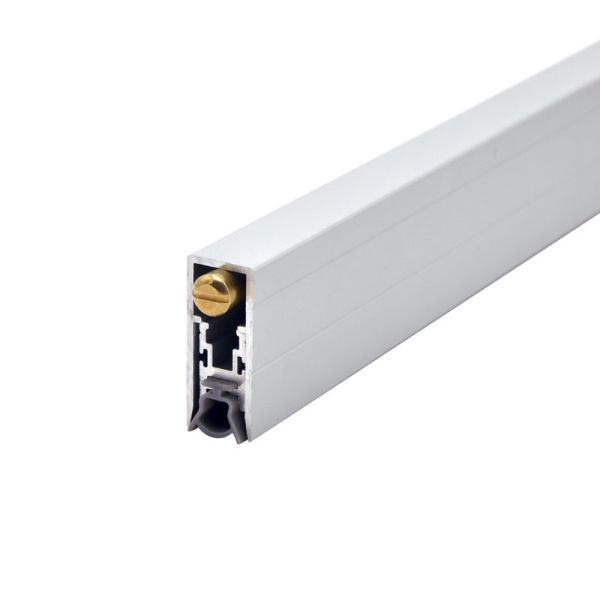 U Shape Acoustic Automatic Door Bottom Seals Concealed Aluminium Weather Strip