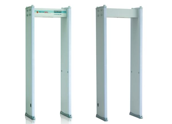 Quality Silver Grey Multi Zones Metal Detector Gate , Archway Metal Detectors Pinpointer for sale