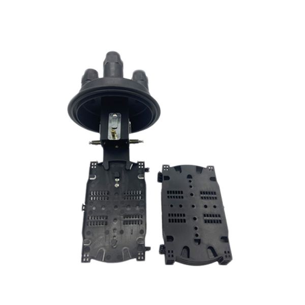 2 Inlet 2 Outlet Vertical Dome FTTH Splice Closure Fiber Optic Junction Box