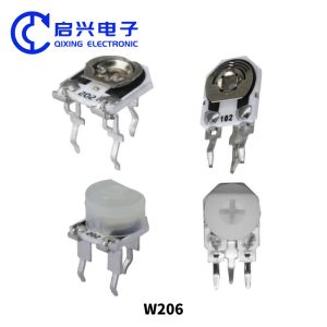 Buy cheap W206 0.25W Single Coil Potentiometer with Easy Adjustment and Long-Term from wholesalers