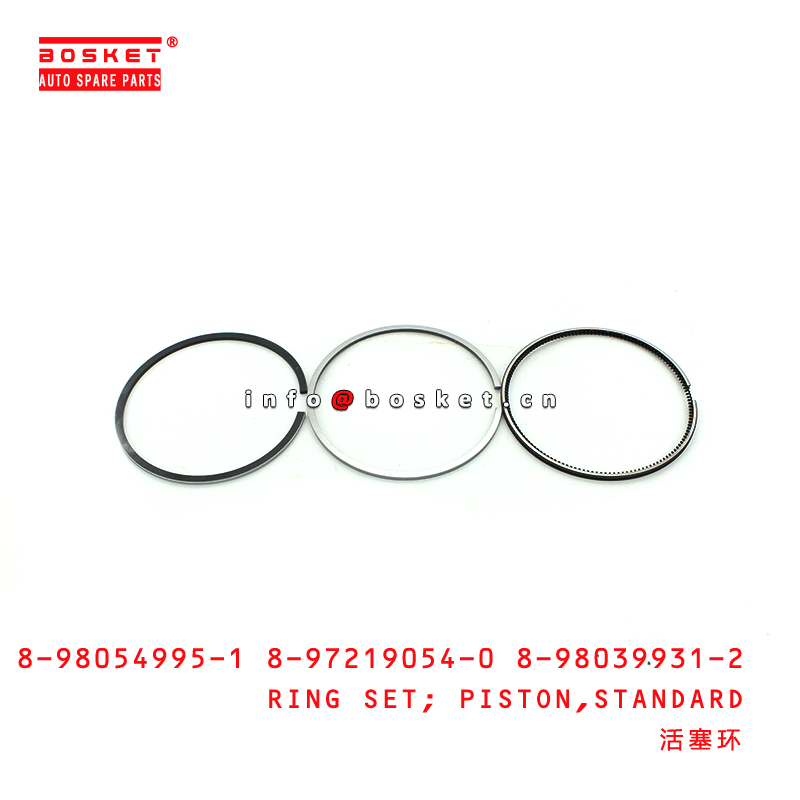 8-98054995-1 8-97219054-0 Standard Piston Ring Set 8980549951 8972190540 Suitable for ISUZU NKR 4HG1