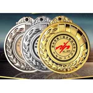 65mm Diameter Kids Metal Medals , Personalized Metal Sports Souvenirs